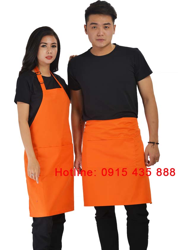 Tạp dề cam dài | Tap de cam dai